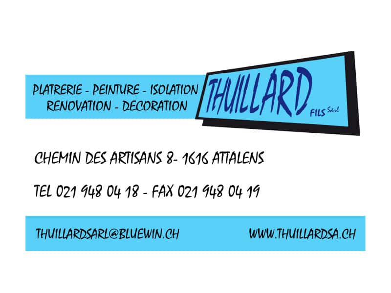 Thuillard Fils Platrerie Peinture Isolation Rénovation Décoration